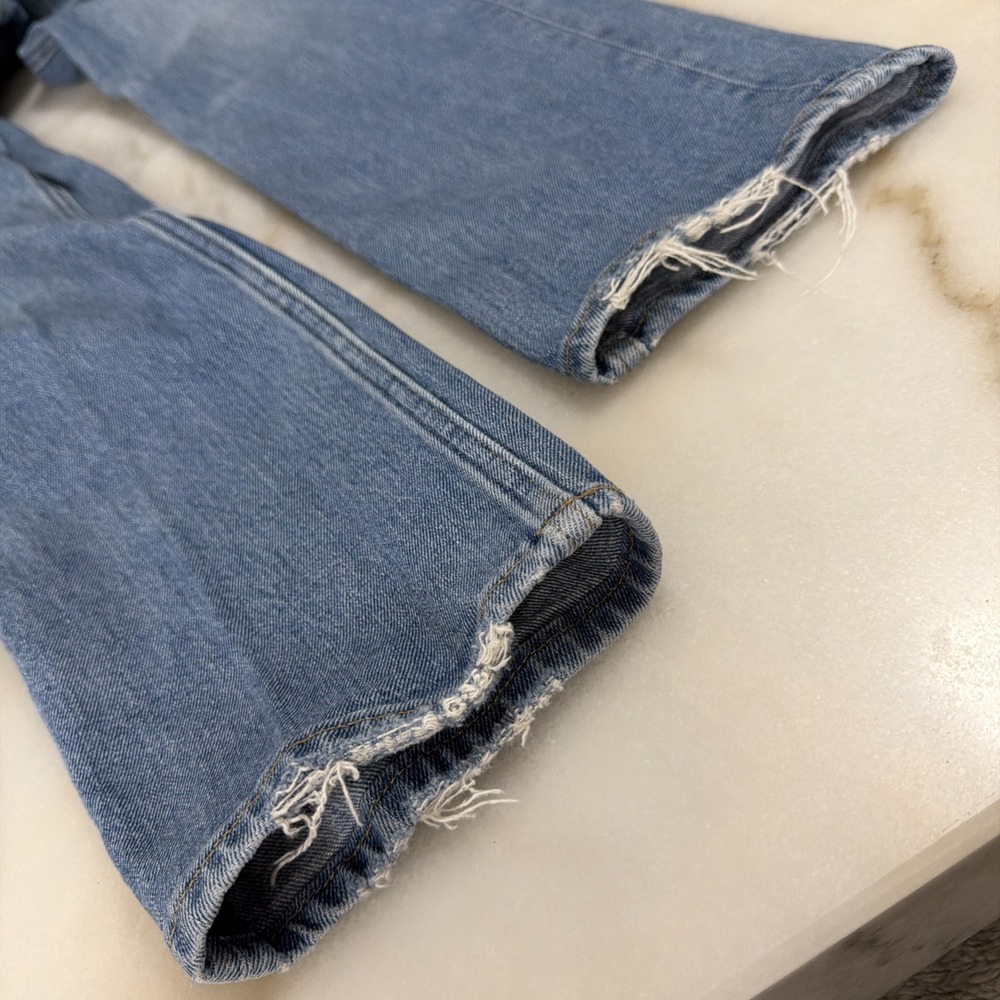 Abercrombie & Fitch Love 90s Straight Ultra High Rise Jeans Size 00S / 24 - Picture 8 of 11